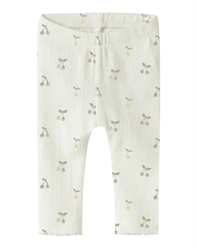 Name It - NBFFicherry Leggings -  Cloud Dancer 